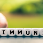 Photo depicting herd immunity versus no immunity